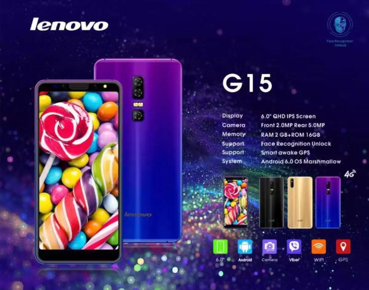 (GOLD)LENOVO G15 2+16GB ANDROID PHONE(READY STOCK)